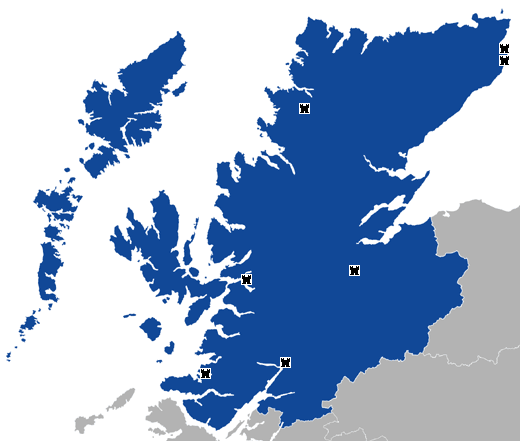 Map of Highland & Western Isles