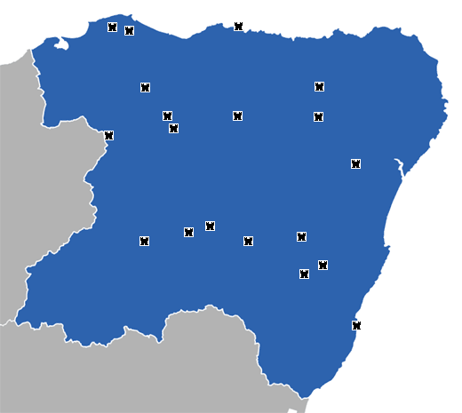 Map of Grampian